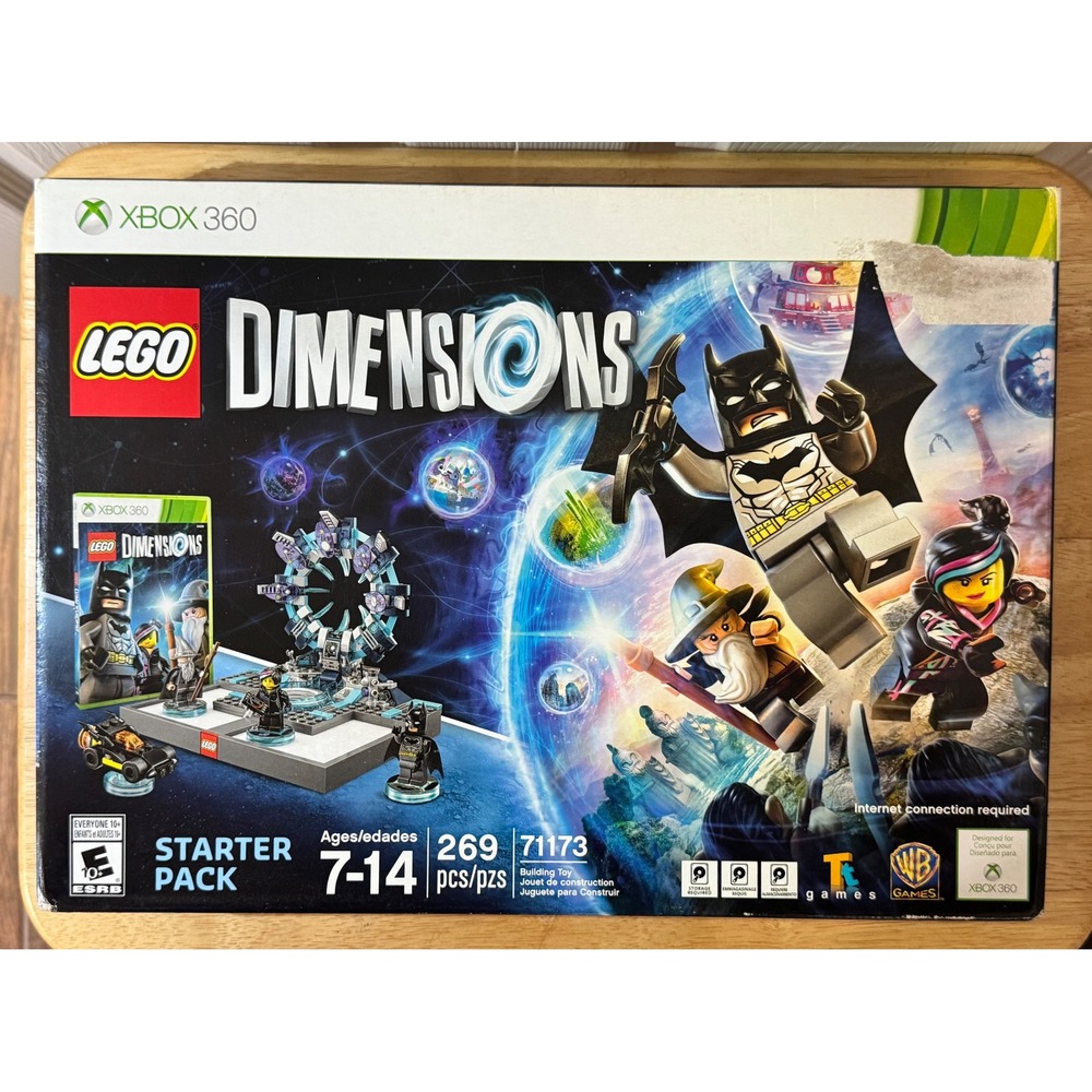 LEGO Dimensions Starter Pack Xbox 360 71173 Batman Gandalf Wyldstyle New Sealed
